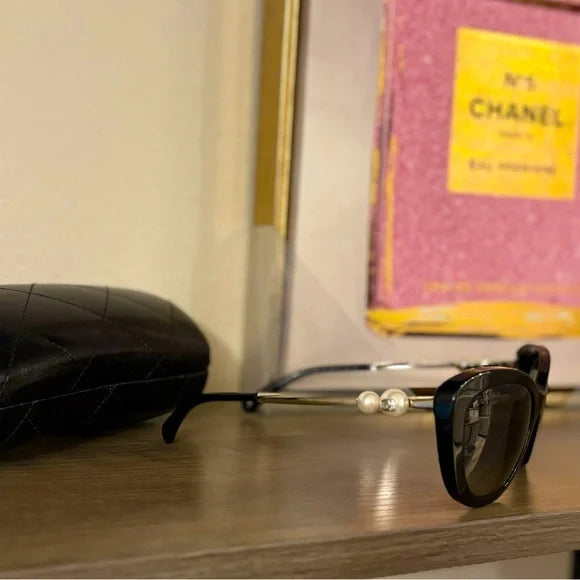 Chanel Pearl cat eye sunglasses