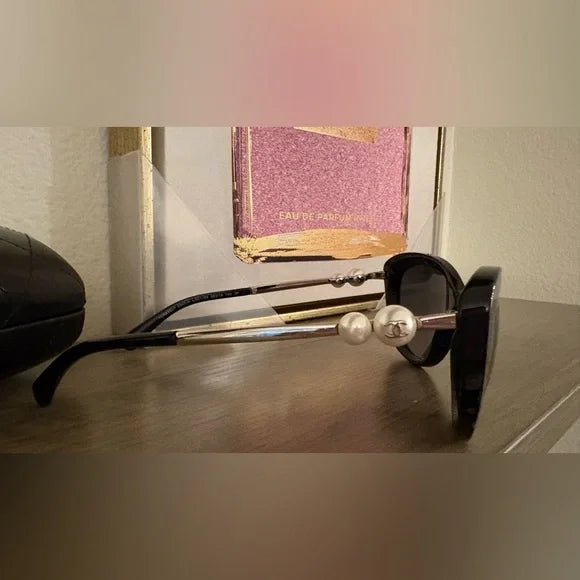 Chanel Pearl cat eye sunglasses