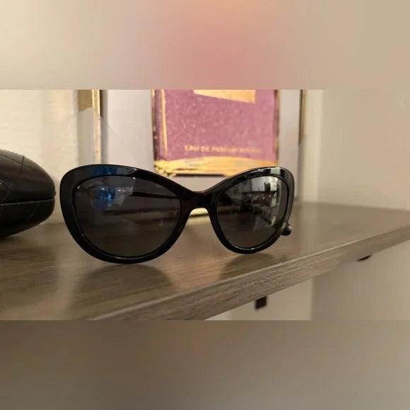 Chanel Pearl cat eye sunglasses