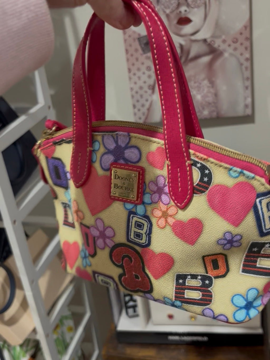 Dooney college mini bag, Crossbody with strap