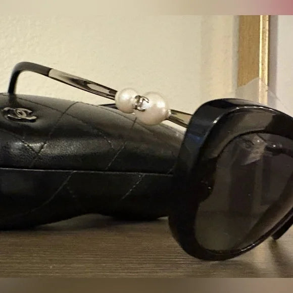 Chanel Pearl cat eye sunglasses