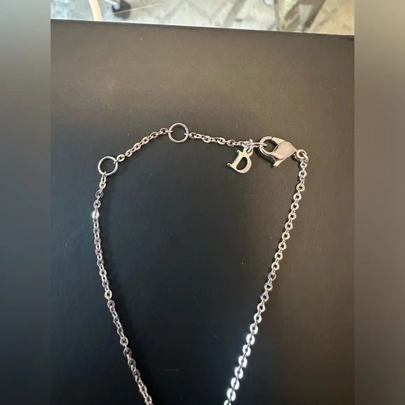 Dior Silver Crystal Embellished Butterfly Adjustable Bracelet, with COA