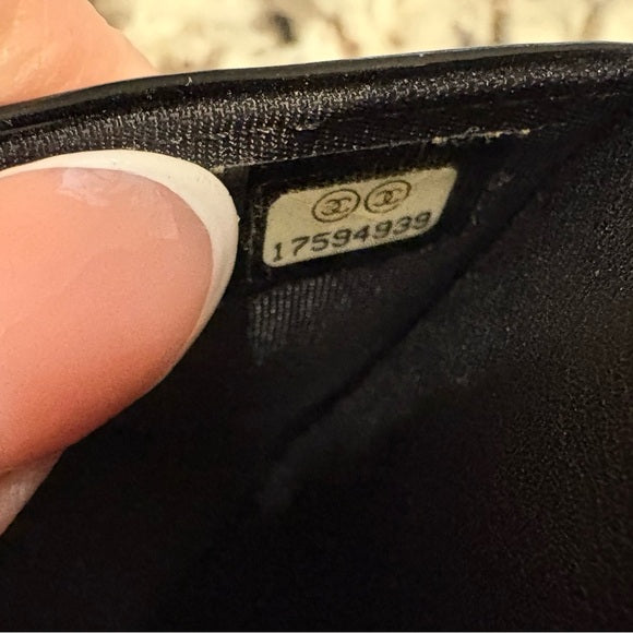 CHANEL WOC Patent Leather Chanel BLK bag