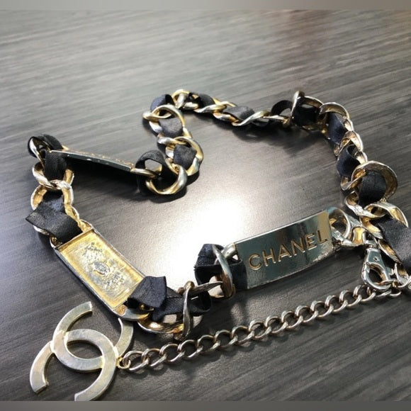 AUTH CHANEL Vintage 1980’s Chain Belt/necklace