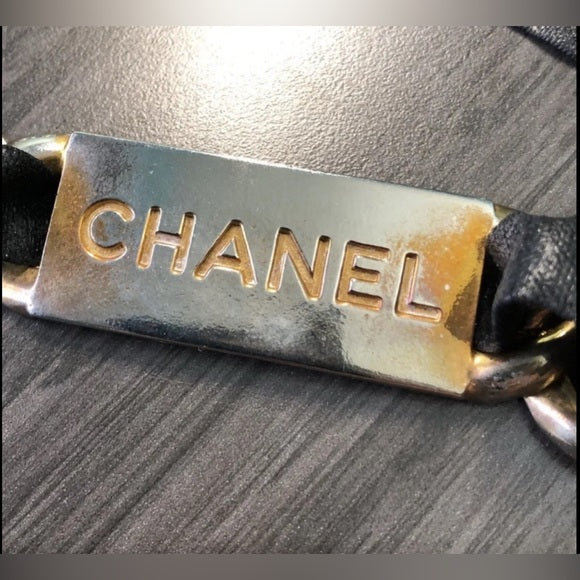 AUTH CHANEL Vintage 1980’s Chain Belt/necklace