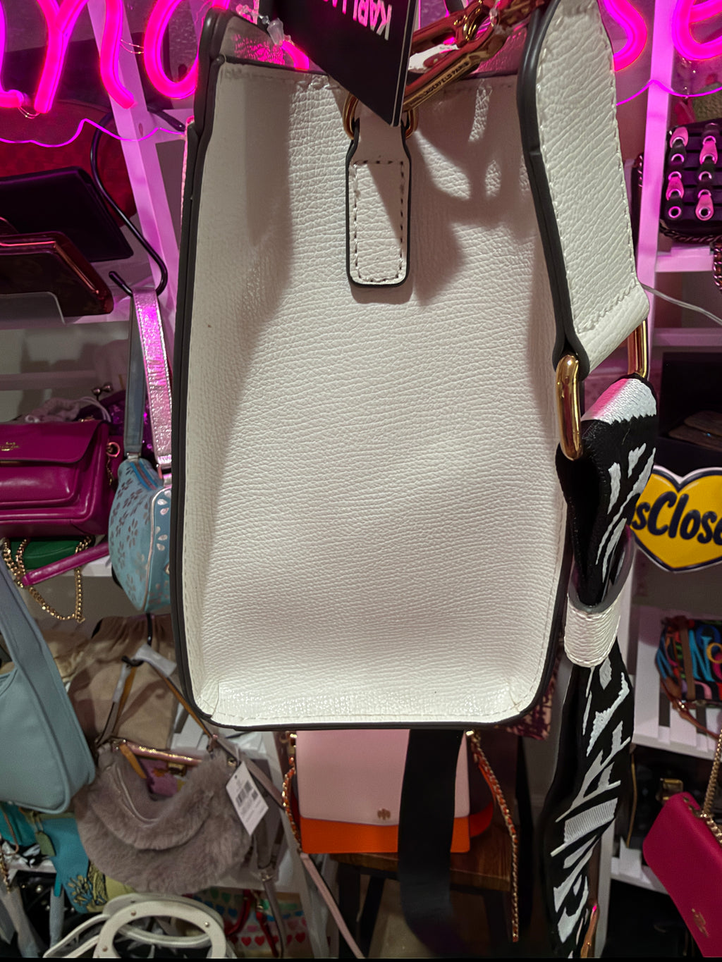 Karl Lagerfeld 🩷💚♥️heart purse