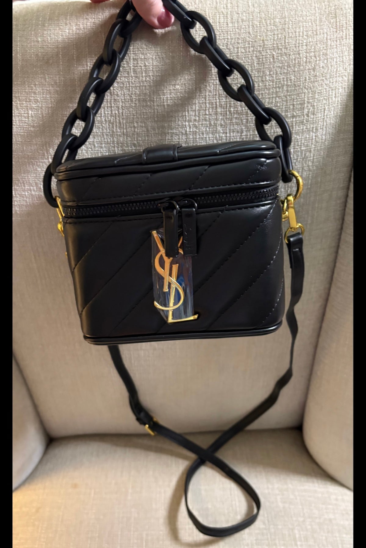 YSL beauty makeup bag