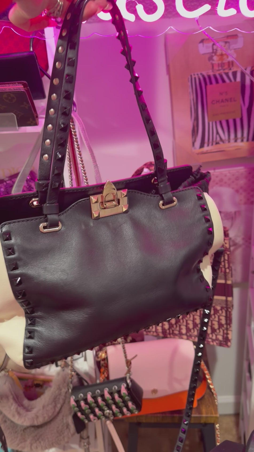 Valentino Garavani Rockstud Medium Handbag / Tote ✨Set