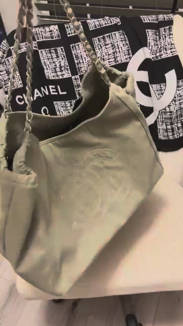 Chanel VIP Olive Green Women's Bag